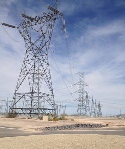 Powerlines at APS Palo Verde Nuclear Station